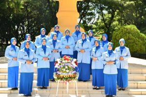 Sambut HUT Ke-77 Jalasenastri Tahun 2023, Cabang 3 Korcab I DJA I Laksanakan Ziarah di Taman Makam Pahlawan Banda Aceh