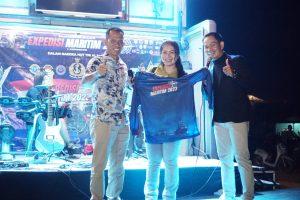 Lanal Ketapang Bersama Forkopimca Sandai Sambut Tim Expedisi Maritim 2023 Route Putih
