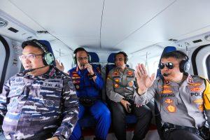 Kunjungan Kerja Kapolda Sumatera Utara dan Patroli Udara Bersama Danlantamal I