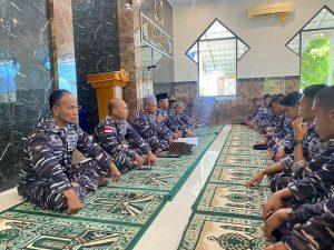 Wujud Rasa Syukur, Personel Lanal Sabang Laksanakan Doa Bersama Sambut HUT Ke-78 TNI AL