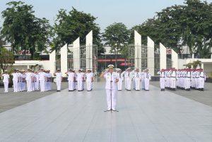 Sambut Hari Jadi Ke-78 TNI AL, Lantamal I Laksanakan Ziarah Rombongan di TMP Bukit Barisan