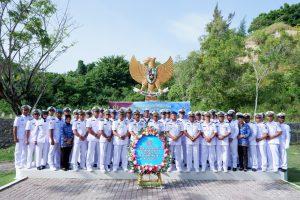 Prajurit Lanal Lhokseumawe Laksanakan Ziarah Rombongan di TMPN Kota Lhokseumawe