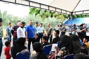 Sambut HUT TNI Ke-78, TNI Wilayah Kota Sabang Gelar Olahraga Bersama, Baksos Kesehatan, dan Bazar