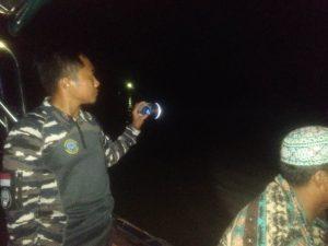 Pos TNI AL Tanjung Datuk Laksanakan SAR Korban Kapal Pompong Tenggelam di Perairan Inhil Riau