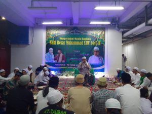 Memperingati Maulid Nabi Muhammad SAW  1445 H Rw. 012 Djana Didi  Kelurahan Marunda Dan LMK RW.011 Andi Agus Alias Mattojo  Kelurahan Cilincing Bersinergi
