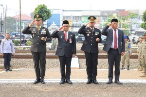Kapolres Metro Bekasi Memperingati momen Hari Pahlawan