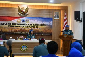Keluarga Besar Lanal Bandung Wujudkan Mental Tangguh Prajurit Jalasena Dalam Safari Pembinaan Mental Terpadu 2023