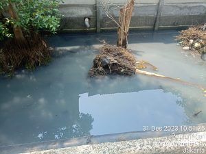 Sudin Lingkungan hidup jakarta Utara tutup mata dengan adanya Bau menyengat dari Buangan Air
