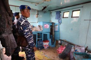 Pemusnahan dan Penghapusan Patkamla Bengkalis l-1-40 Lanal Dumai