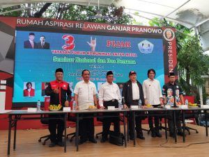 Yayasan Forum Komunikasi Antar Media (FORKAM) Bersama Perempuan Indonesia Pilih Ganjar (PIJAR) menggelar Seminar Nasional dan Do’a Bersama Dengan Tema “Sudah Netralkah Pemerintah Penyelenggara Pemilu dan Penegak Hukum.