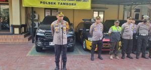 Cegah Tawuran, Polsek Tambora Bersinergi dengan Polsek Tanjung Duren dan Gambir Gelar Patroli Stasioner di Sekitar Banjir Kanal Barat