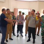 Pastikan Kesiapan Pemilu 2024 Berjalan Lancar Dandim Bersama Kapolres Tinjau Gudang Logistik KPU