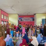 Halal Bi Halal, Pemdes Langkan Bersama TP PKK Serahkan 200 Paket Sembako