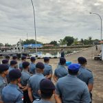 Danlanal Bintan Pimpin Apel Gabungan Bersama Unsur KRI di Wilayah Tanjung Uban
