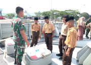 LANTAMAL I TERIMA KUNJUNGAN YAYASAN PONDOK PESANTREN AYATUL MUBAROK DI KRI TUNA-876