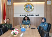Komandan Lanal Bandung Hadiri Pembukaan Taklimat Awal Audit Kinerja Itkoarmada I di Mako Lanal Bandung