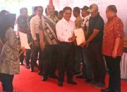 Ucapan Terima Kasih Disampaikan Bupati Bandung Kepada Presiden Jokowi Atas Fokus Kebijakan Program PTSL Yang Luar Biasa