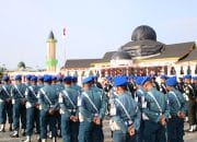 WADAN LANTAMAL I HADIRI UPACARA PENURUNAN BENDERA HUT KE-79 KEMERDEKAAN RI 