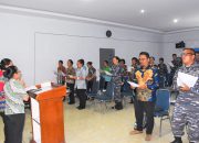 SAMBUT HUT KE-79 TNI AL, LANTAMAL I LAKSANAKAN DOA BERSAMA