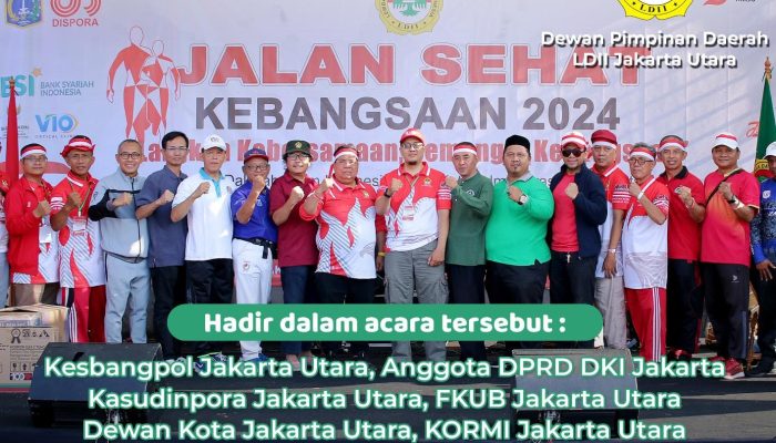 Pudya Sanjaya : Jalan Sehat Kebangsaan Menjadi Moments Penting Bagi Warga LDII Jakarta Utara