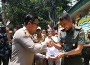 Kapolsek Metro Tamansari Hadiri Peringatan HUT TNI ke-79