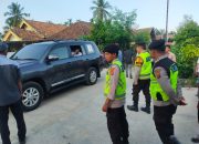 Kapolsek Buay Madang Bersama Anggota Perketat Pengamanan Kunjungan Cabup No 1 Di desa Way Halom