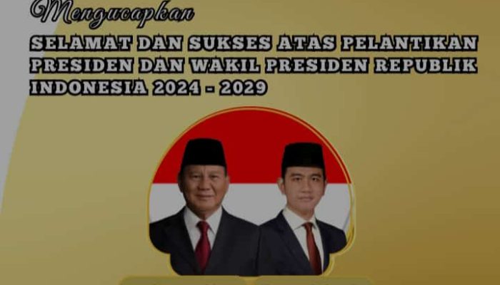 KSATRIA BELA NEGARA Ucapkan Selamat Atas Pelantikan Presiden dan Wakil Presiden RI 2024-2029.