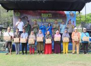 Wakapolres Metro Jakut Hadiri kegiatan Bakti Sosial dan Makan Gratis dalam Rangka Dirgahayu Korp Marinir Ke-79