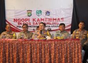 Kapolres Metro Jakut Ngopi Kamtibmas di Kantor Kelurahan Lagoa