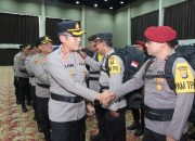 Polres Metro Jakarta Utara Gelar Apel Pergeseran Pasukan Untuk Amankan Pilkada Serentak 2024