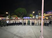 Polsek Kelapa Gading Gelar Apel Pergeseran Pengamanan TPS di Wilayah Kelapa Gading