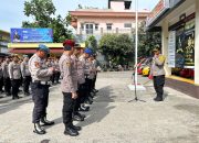 Polsek Koja Gelar Apel Konsolidasi Pengamanan TPS