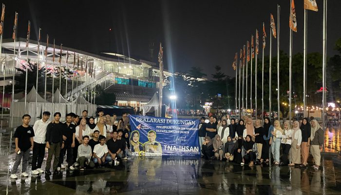 Ratusan Mahasiswa Jakarta Asal Sultra Deklarasi Dukung Pasangan TINA-IHSAN di Pilgub Sultra