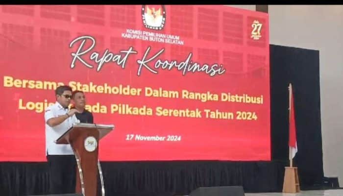 Pj Buton Selatan Ajak Stakeholder Sukseskan Pendistribusian Logistik Pilkada