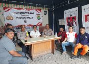 Polsek Koja Laksanakan Program Rembug Warga untuk Ciptakan Keamanan Wilayah Menjelang Akhir Tahun