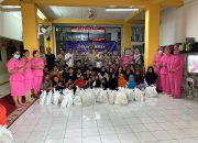 Polsek Koja Bersama Bhayangkari Ranting Koja Gelar Bakti Sosial ” Berbagi Kasih” di Yayasan Nuruz Zahroh Kelurahan Koja