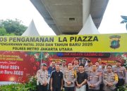 Kunjungan Kapolres Metro Jakarta Utara Ke Pospam La Piazza, Kelapa Gading