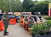 Kunjungan Kapolsek Kelapa Gading Ke Pospam La Piazza, Kelapa Gading