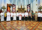 Kunjungan Pejabat Dalam Meninjau Perhelatan Misa Malam Natal 2024