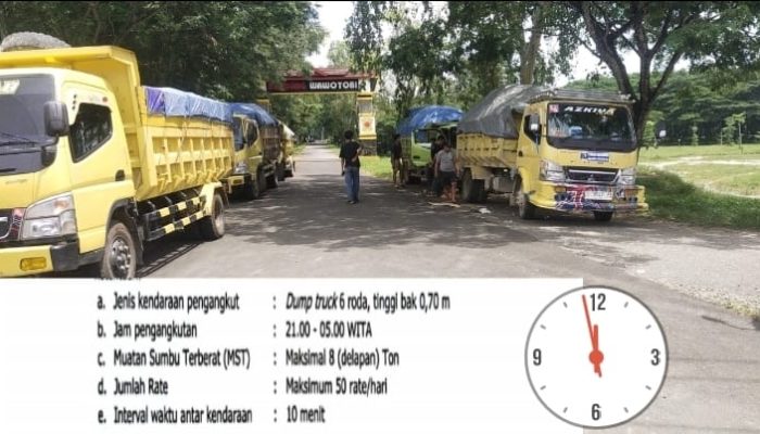 Diduga Muatan Ore PT. MCM Tidak Sesuai SOP, Sebabkan Kecelakaan Lalulintas, Dump truck Pengangkut Ore Terguling