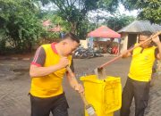 Jumat Bersih, Personel Polsek Kemayoran Melaksanakan Korve Dan Perawatan Mako Polsek Kemayoran