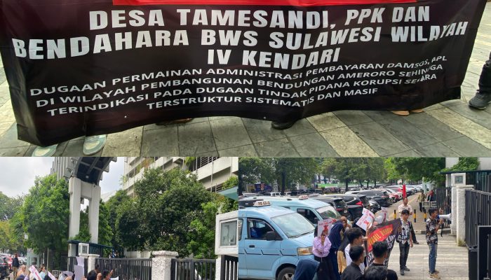 Kepala Desa Tamesandi dan Bendahara BWS Dilaporkan Ke Kpk Dan PUPR RI, Pemuda 21 Menantang Aparat Penegak Hukum Turun Periksa