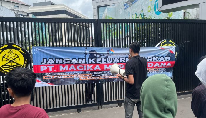 Pemuda Nusantara Bersatu Desak Dirjen Minerba Tolak RKAB PT. Macika Mada Madana