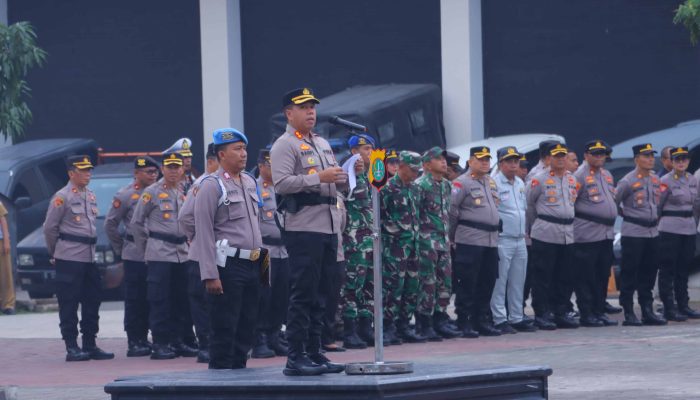 Jelang Ramadan, Polres Metro Bekasi Gelar Apel Pasukan Operasi Keselamatan Jaya 2025