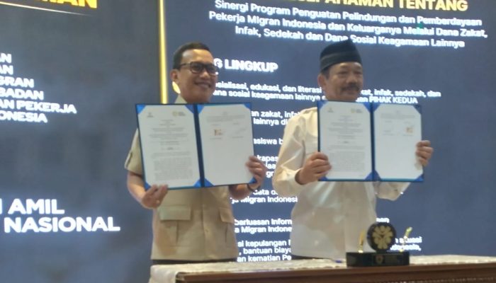 Usai Tanda Tangani Nota Kesepahaman bersama KP2MI, ini harapan Ketua BAZNAS RI
