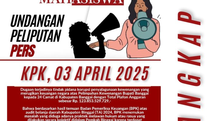 KIM Ungkap Lanjutan Aksi di KPK Terkait Tindak Pidana Korupsi Kab. Banggai