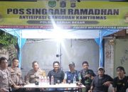 Kanit Binmas Pimpin Giat Pengamanan Di Pos Singgah Ramadhan 1446 H