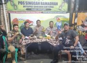 Pemantauan dan Antisipasi Gangguan Kamtibmas oleh Personil Polsek Johar Baru Bersama Perangkat Wilayah di Pos Singgah Ramadhan 1446 H Rawa Tengah Galur