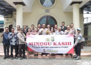 Wakapolres Metro Jakarta Utara Gelar “Minggu Kasih” Ajak Jemaat GPIB Filipi Getsemani Jaga Keamanan Bersama