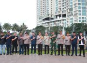Kapolres Metro Jakarta Utara Lakukan Pengecekan Posyan Ancol dan Monitoring Libur Lebaran di Taman Impian Jaya Ancol